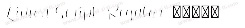 Limon Script Regular字体转换